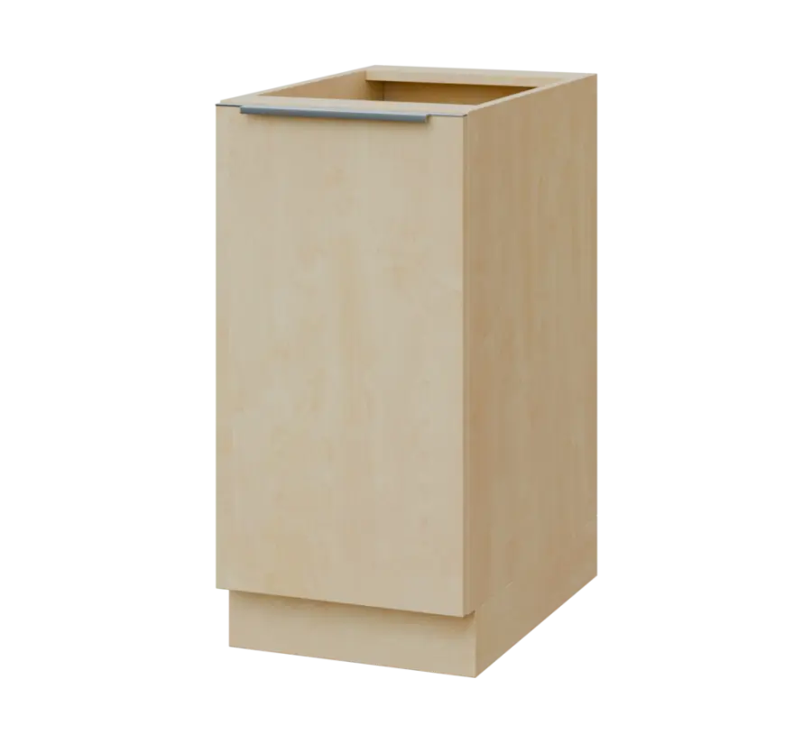 SIS - 4D spodní skříňka, 1-dveřová, levá, 870x400x600, bříza světlá